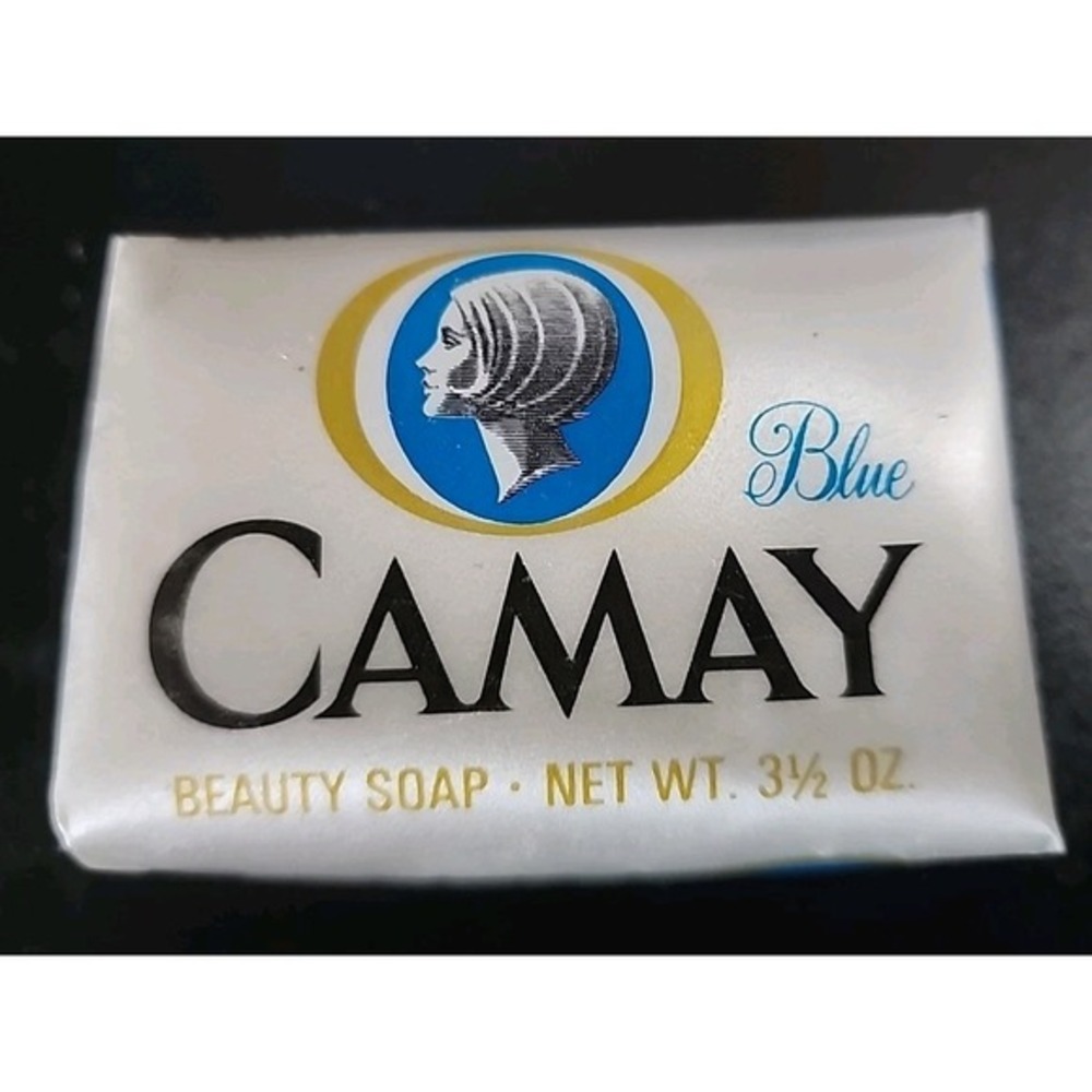 Vintage ‎ Camay Beauty Bar Gentle Soap Blue 3.5 oz Sealed NOS